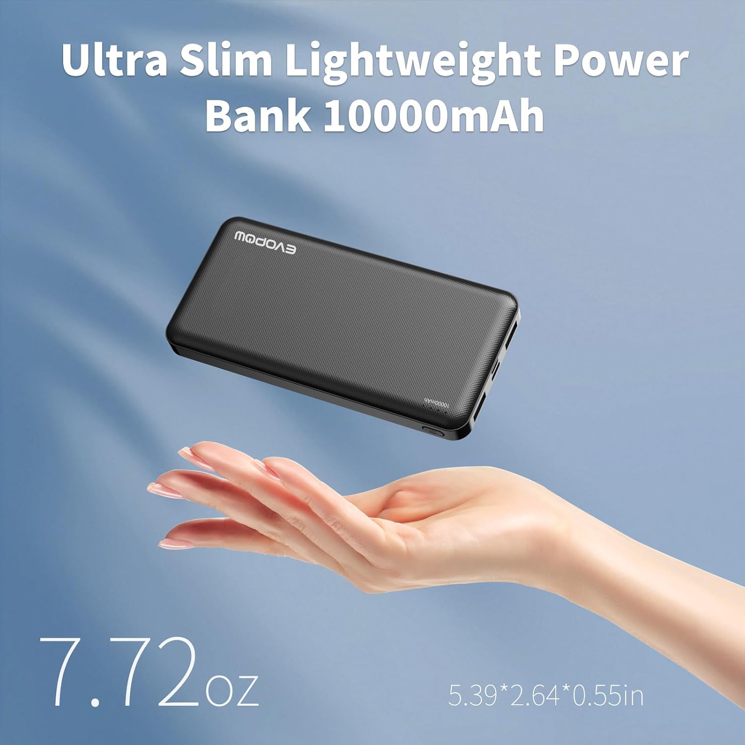 2 Pack Portable Charger, 10000mAh Power Bank, Travel Battery Pack - Image 2